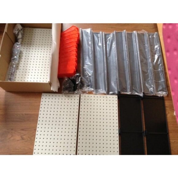 Pegboard Wall Organizer, 48X 36 inch Garage Storage Pegboard with Hook - Picture 4 of 4